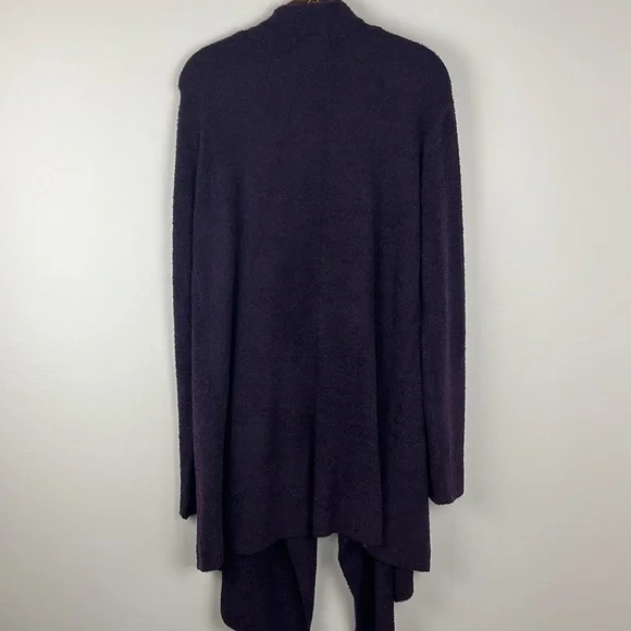 Barefoot Dreams women’s Bamboo Chic Lite cardigan in purple. Size L/XL - Picture 8 of 11